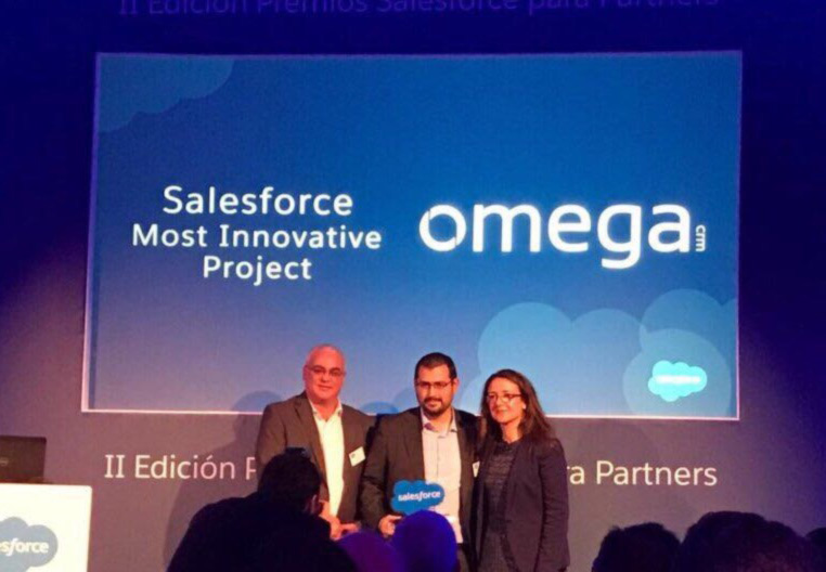 Omega CRM premio Salesforce